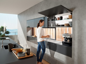 Заглушка основная AVENTOS HK top светло-серая, правая