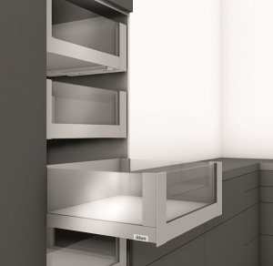 Внутренний LEGRABOX free C, передняя панель со вставкой (450 мм) LFCV45