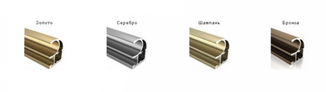 ШК-2 Ручка профиль симметричная коньяк 2,7 м